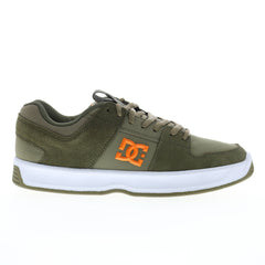 DC Lynx Zero ADYS100615-ARO Mens Green Suede Skate Inspired Sneakers Shoes
