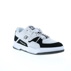 DC Construct ADYS100822-BKW Mens White Leather Skate Sneakers Shoes