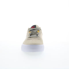 DC Teknic ADYS300763-OG2 Mens Beige Suede Skate Inspired Sneakers Shoes