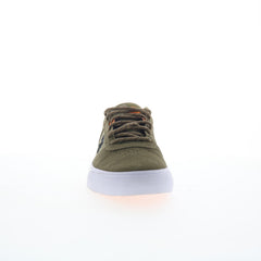 DC Teknic ADYS300763-OVC Mens Green Suede Skate Inspired Sneakers Shoes