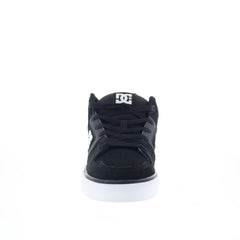 DC Pure Mid ADYS400082-BKW Mens Black Nubuck Skate Inspired Sneakers Shoes
