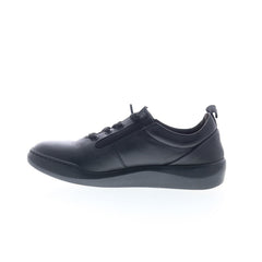 Softinos Bann BANN730SOF-000 Womens Black Leather Lifestyle Sneakers Shoes