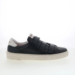 Pajar Barro 75219 Mens Black Leather Strap Lifestyle Sneakers Shoes