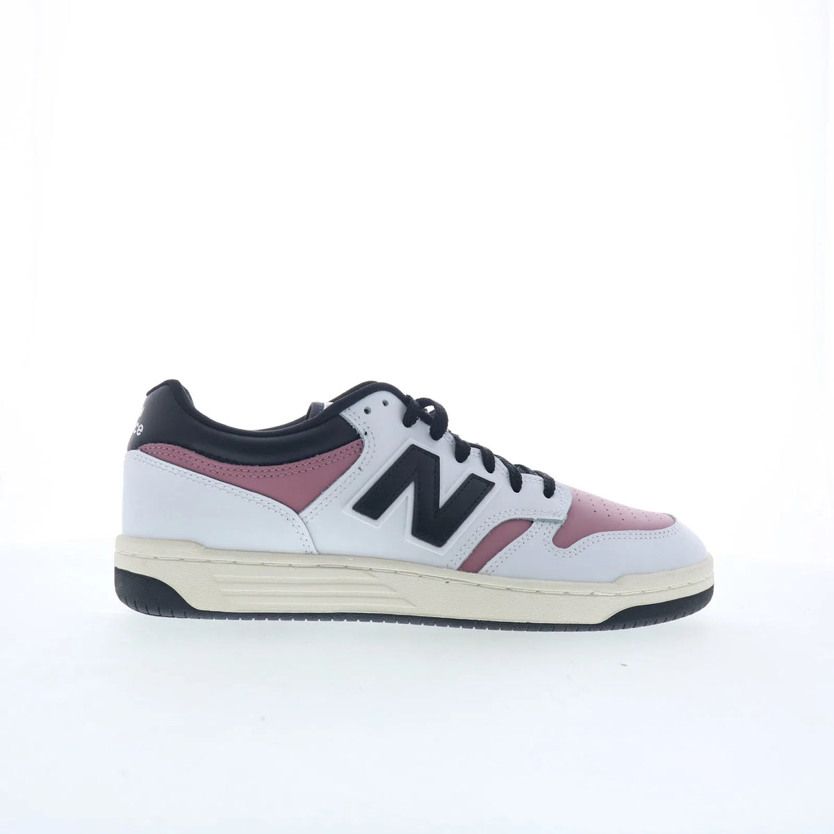 New Balance 480 BB480LTE Mens White Leather Lifestyle Sneakers Shoes