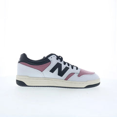 New Balance 480 BB480LTE Mens White Leather Lifestyle Sneakers Shoes