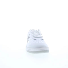 New Balance BB80 BB80GRY Mens White Leather Lace Up Lifestyle Sneakers Shoes