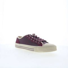 PF Flyers Center LO Vintage Mens Red Leather Lifestyle Sneakers Shoes