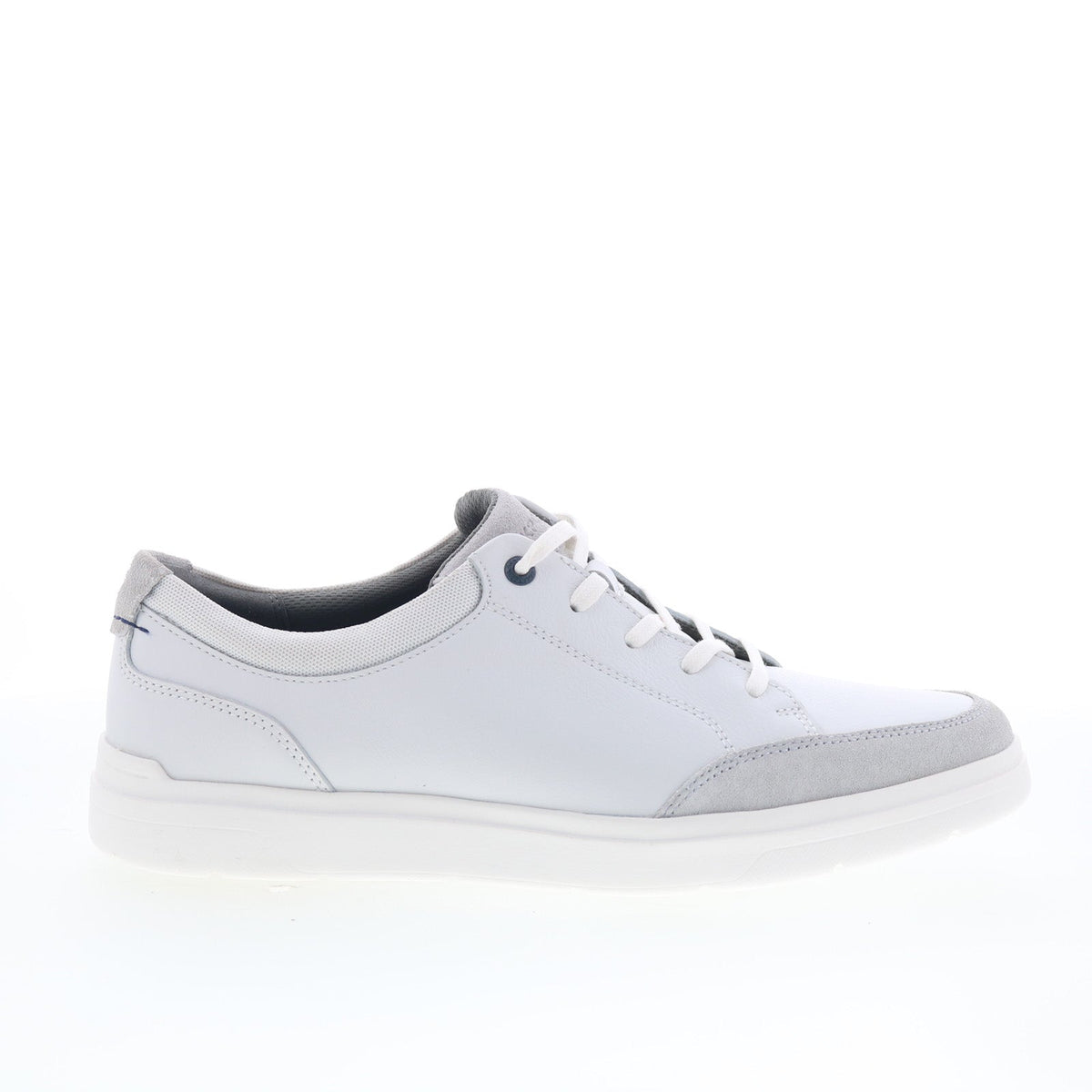 Rockport Total Motion Court Blucher Mens White Wide Sneakers Shoes