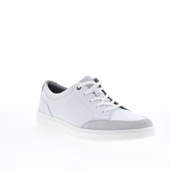 Rockport Total Motion Court Blucher Mens White Wide Sneakers Shoes