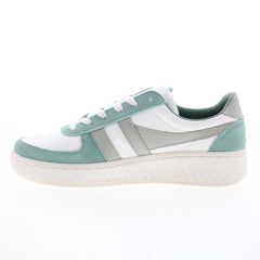 Gola Grandslam Pure CLB331 Womens White Suede Lifestyle Sneakers Shoes