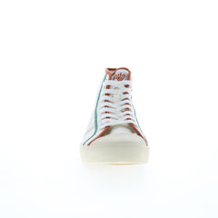 Gola Coaster Smash High CLB391 Womens White Canvas Lifestyle Sneakers Shoes