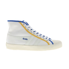 Gola Coaster Smash High CLB391 Womens White Canvas Lifestyle Sneakers Shoes