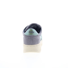 Gola Grandslam Flame CLB398 Womens Gray Suede Lace Up Lifestyle Sneakers Shoes