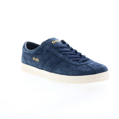 Gola Trainer Suede CMA558 Mens Blue Suede Lace Up Lifestyle Sneakers Shoes