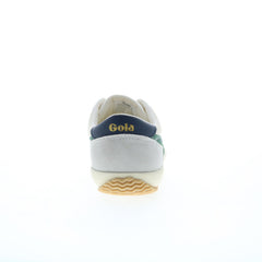 Gola Badminton Mesh CMB321 Mens White Leather Lifestyle Sneakers Shoes