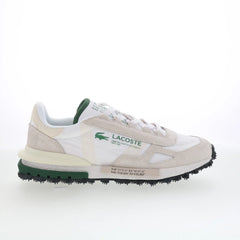Lacoste Elite Active 1262 SMA Mens White Suede Lifestyle Sneakers Shoes