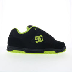 DC Coiler DC03011002-BLKLIM Mens Black Nubuck Skate Inspired Sneakers Shoes