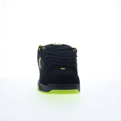 DC Coiler DC03011002-BLKLIM Mens Black Nubuck Skate Inspired Sneakers Shoes