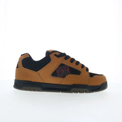 DC Coiler DC03011210-WHEBLK Mens Brown Skate Inspired Sneakers Shoes