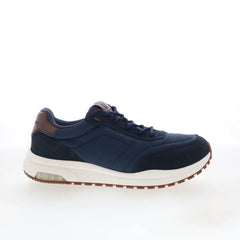 Rockport DMX Brock RMDMXBROCK Mens Blue Wide Suede Lifestyle Sneakers Shoes