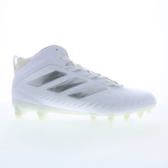 Adidas Nasty 20 EH3436 Mens White Synthetic Athletic Football Cleats Shoes
