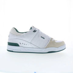 Globe Fusion GBFUS Mens White Leather Lace Up Skate Inspired Sneakers Shoes