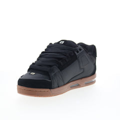 Globe Sabre GBSABR Mens Black Leather Lace Up Skate Inspired Sneakers Shoes