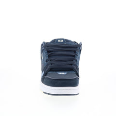 Globe Sabre GBSABR Mens Blue Leather Lace Up Skate Inspired Sneakers Shoes