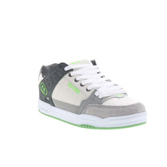 Globe Tilt GBTILT Mens Gray Leather Lace Up Skate Inspired Sneakers Shoes
