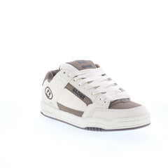 Globe Tilt GBTILT Mens Beige Leather Lace Up Skate Inspired Sneakers Shoes