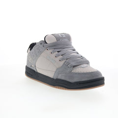 Globe Tilt GBTILT Mens Gray Suede Lace Up Skate Inspired Sneakers Shoes