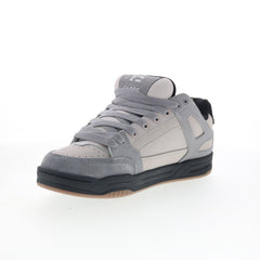 Globe Tilt GBTILT Mens Gray Suede Lace Up Skate Inspired Sneakers Shoes