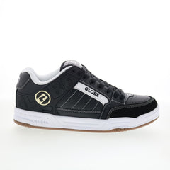 Globe Tilt GBTILT Mens Black Leather Lace Up Skate Inspired Sneakers Shoes