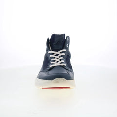 Pajar Greenwich 47085 Mens Blue Leather Lace Up Lifestyle Sneakers Shoes
