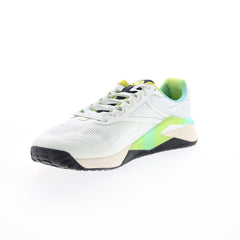 Reebok Nano X2 Smiley Mens Gray Canvas Lace Up Athletic Cross Training Shoes
