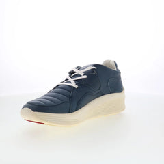 Pajar Harlem 47074 Mens Blue Leather Lace Up Lifestyle Sneakers Shoes