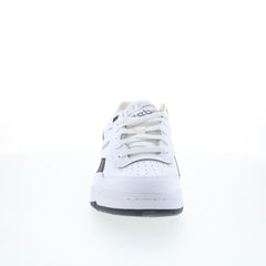 Reebok BB 4000 II Mens White Leather Lace Up Lifestyle Sneakers Shoes