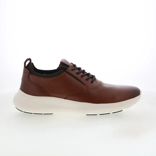 Rockport Jeffson RMJEFFSON Mens Brown Leather Lifestyle Sneakers Shoes