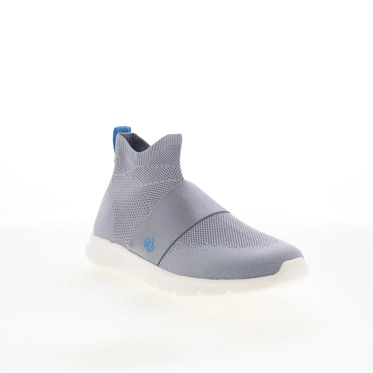 Spenco Karma Deluxe SP1196GGR Womens Gray Mesh Lifestyle Sneakers Shoes