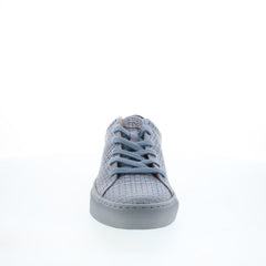Aquatalia Alaric Embossed Calf Waterproof Mens Gray Lifestyle Sneakers Shoes