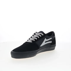 Lakai Manchester Mens Black Suede Lace Up Skate Inspired Sneakers Shoes