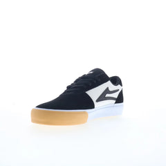 Lakai Manchester Mens Black Suede Lace Up Skate Inspired Sneakers Shoes