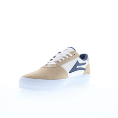 Lakai Manchester Mens Beige Suede Lace Up Skate Inspired Sneakers Shoes