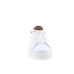 Bruno Magli Lucca MB3LCCG0 Mens White Leather Lifestyle Sneakers Shoes