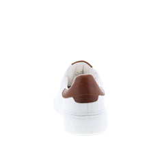 Bruno Magli Lucca MB3LCCG0 Mens White Leather Lifestyle Sneakers Shoes
