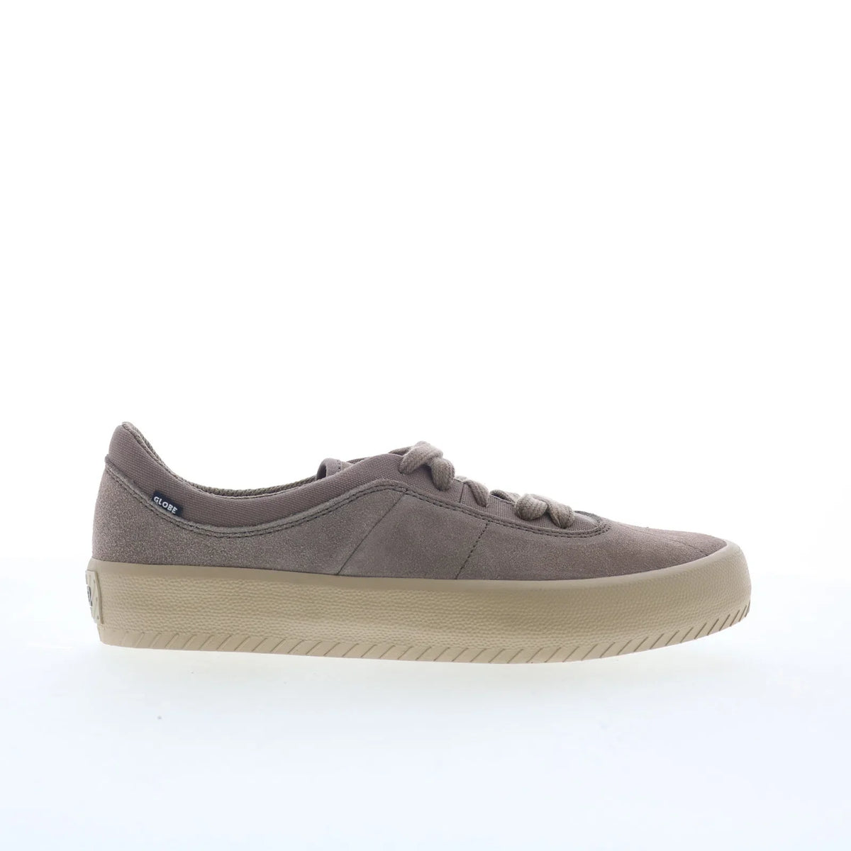 Globe Melbek GBMELB Mens Gray Suede Lace Up Skate Inspired Sneakers Shoes