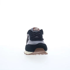 New Balance 515 ML515ADB Mens Black Leather Lace Up Lifestyle Sneakers Shoes