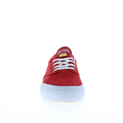 Lakai Wilkins MS2240233A00 Mens Red Suede Skate Inspired Sneakers Shoes