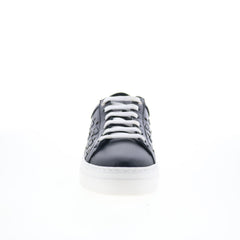 Miz Mooz Murphie Womens Black Leather Lace Up Lifestyle Sneakers Shoes