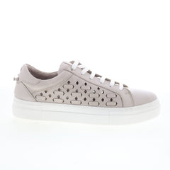 Miz Mooz Murphie Womens Gray Leather Lace Up Lifestyle Sneakers Shoes